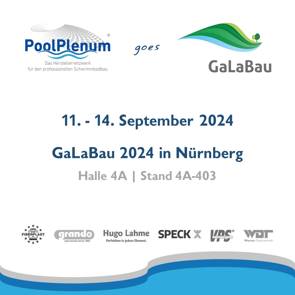 PoolPlenum-Mitglieder auf der GaLaBau 2024